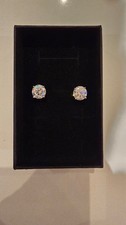 2ct moissanite stud earrings