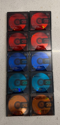 Sony md74 minidisc colour - md74,