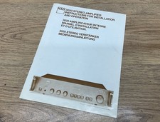 Original NAD 3020 Manual &