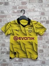 Borussia Dortmund 2023 2024 third shirt BNWT. Genuine Puma, Child 9 - 10 years.