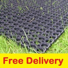 Rubber Grass Mat Horse Stable 1500mm x 1000mm x 23mm FREE Fixings FREE Delivery
