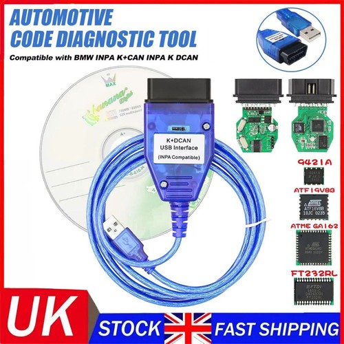 Dcan obd2 cable with switch - k+dcan,