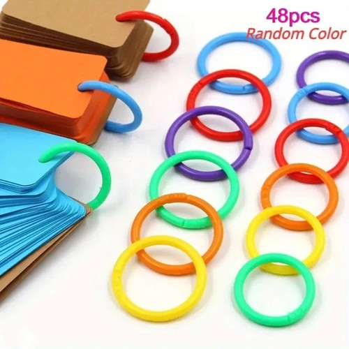 Pack 15mm binder ring - 48-pack,