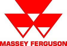 Massey Ferguson tractor logo vinyl decal sticker car van trailer caravan 20x14cm