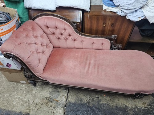 Victorian chaise longue - victorian,