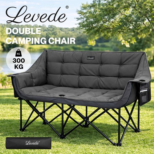 Levede double camping chair - double, 2