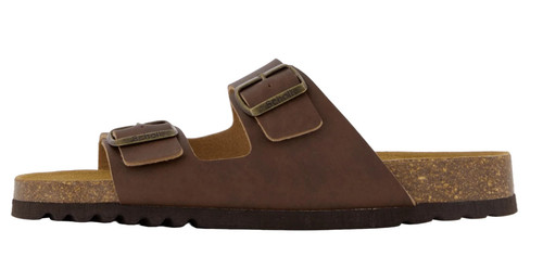 Scholl brown leather buckle - scholl,