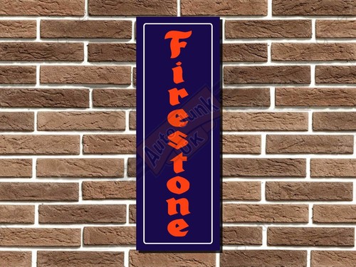 Firestone metal sign wall - firestone,
