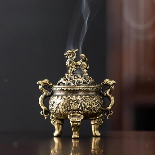 Brass incense burner crafts - brass,