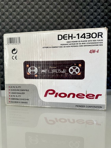 Pioneer deh 1430r single - pioneer, din