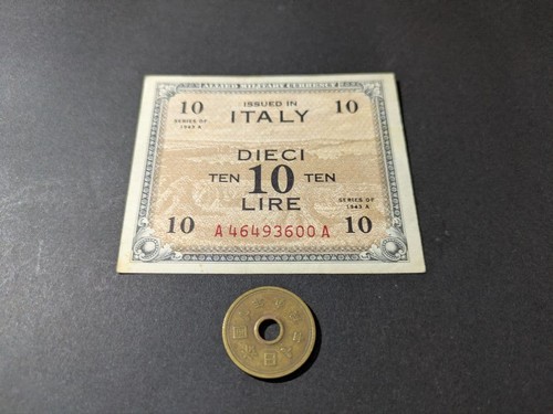 Wwii italy lire allied - italy,