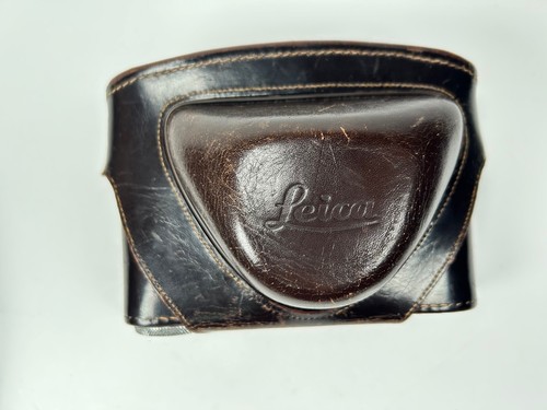Vintage leica leather camera - vintage,