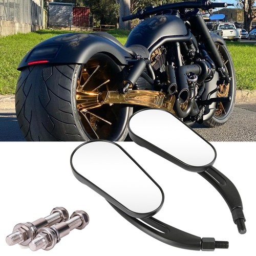 Motorcycle rearview oval side - oval,