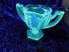 VINTAGE ART DECO THICK HEAVY