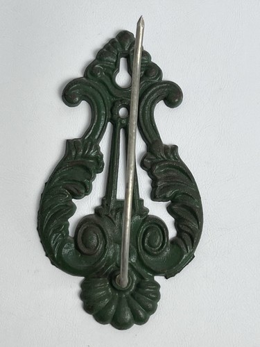 Vintage green cast iron - green, wall