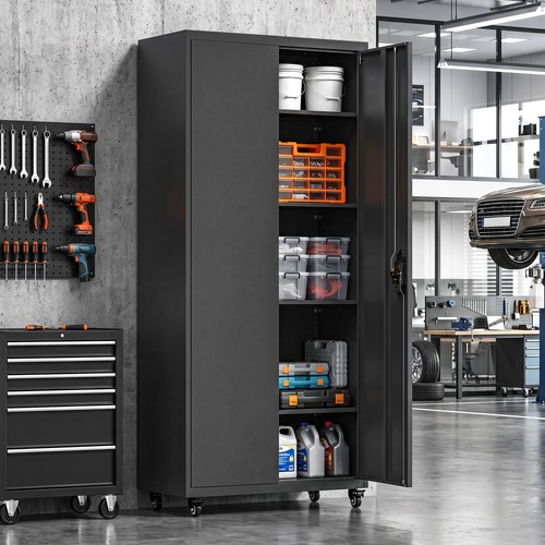 Garage metal storage cabinet - storage,