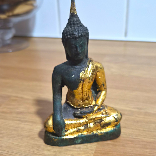 Buddha figurine statue black - buddha,