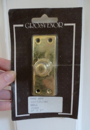 Grosvenor victorian brass door - victorian,