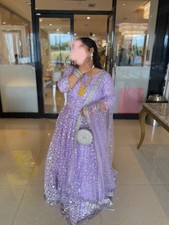 Indian Pakistani Lilac Lehenga