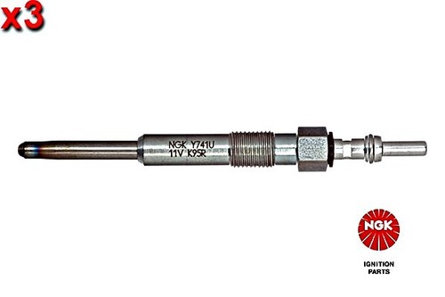 Glow plug ngk fits audi - glow,
