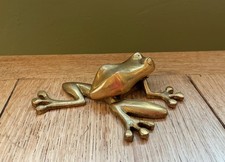 Door Knocker  Frog Brass