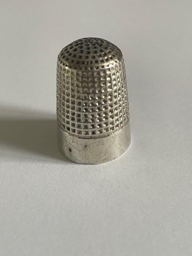 Sterling silver thimble - silver,