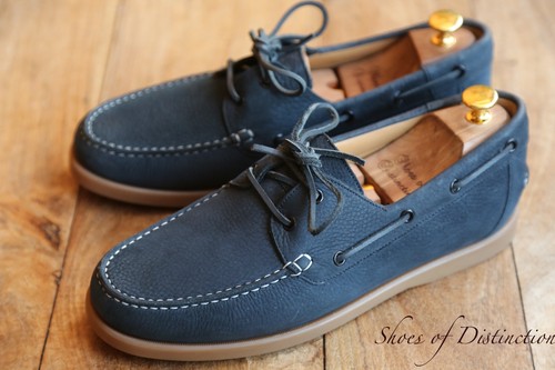 Loake hamble navy blue - hamble, nubuck