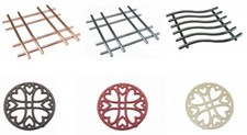 TRIVET Various Sizes & Colour Round,Square ,Cast-Iron, Copper, Chrome, Black Red