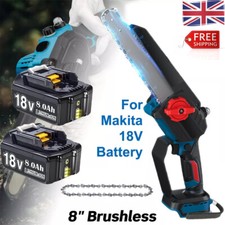 8 inch Electric Cordless Chainsaw Cutter Saw For Makita 18V Battery Handheld New
