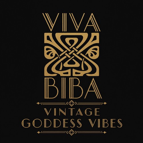 Biba vintage french - , navy