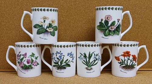 Botanic flowers mugs set - botanic,