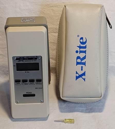 Rite 341 battery - x-rite, operated