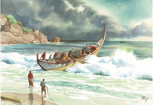 John pike watercolor - john,