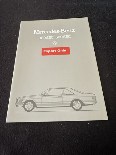 1983 1984 mercedes sec english - 1983,