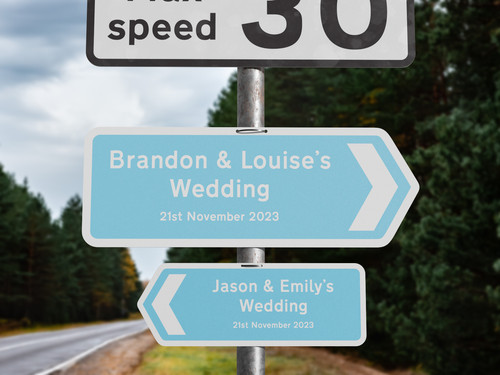 Personalised metal wedding - personalised,