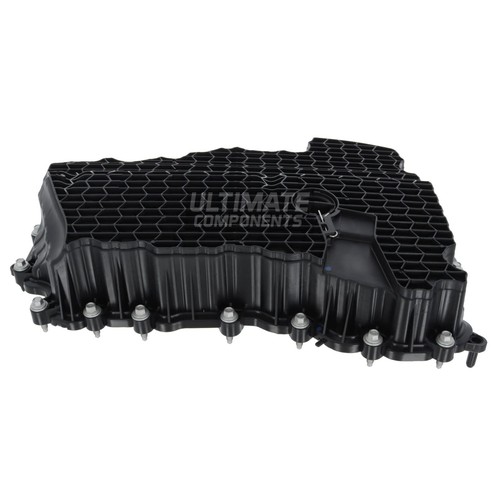 Engine oil sump pan - oil, plastic