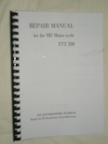 Etz 250 workshop manual - etz,