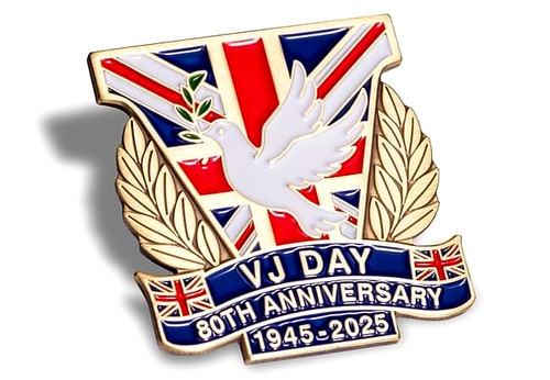 Day 80th anniversary enamel - vj,