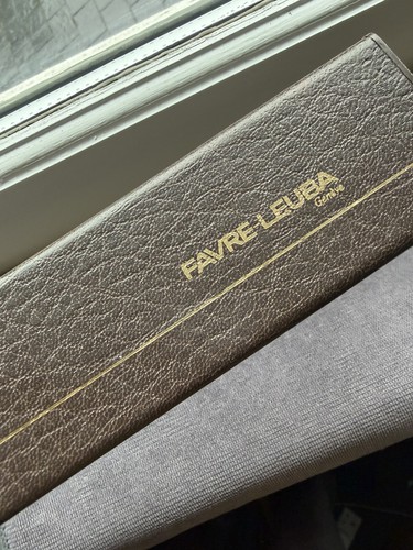 Favre leuba vintage watch box - watch,