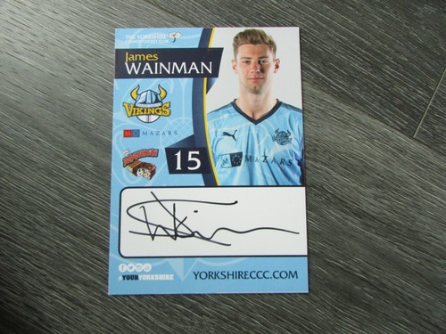 James wainman yorkshire - james,