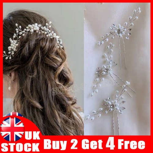 Flower wedding hair pins - hair,