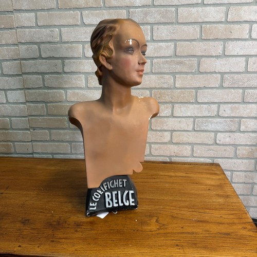 French vintage mannequin bust - french,
