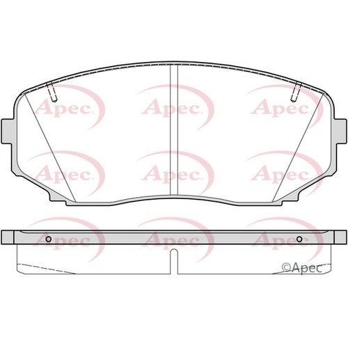 Brake pads set for - pads, mitsubishi