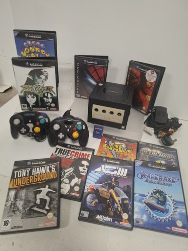 Black nintendo gamecube - black,