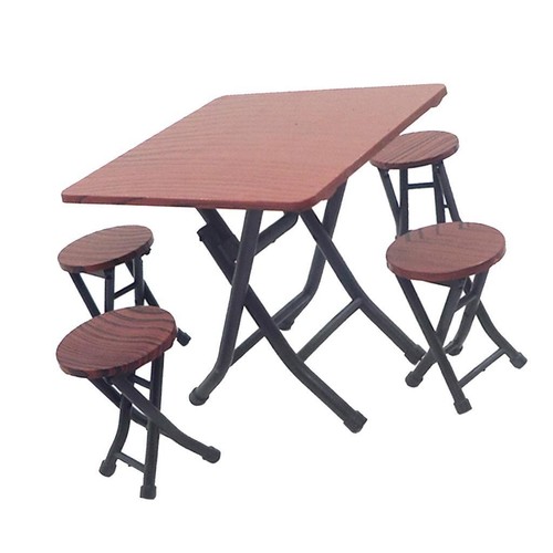 Kids brown table and - table, chairs