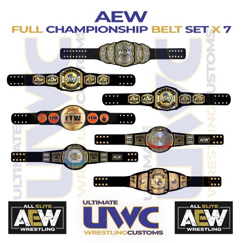 Wwe aew belts - belts, full