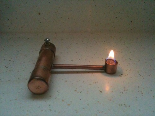 Solid copper burner - copper,
