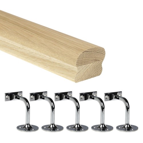 Oak cottage loaf - handrail, kit