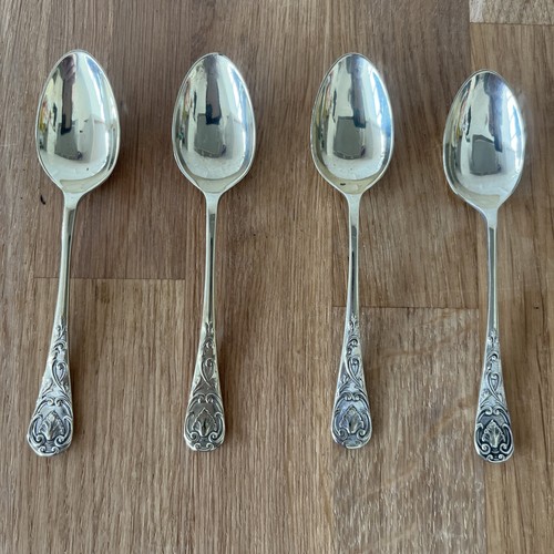 Epns silver teaspoons - silver, of