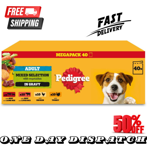 Pedigree adult dog - dog, food